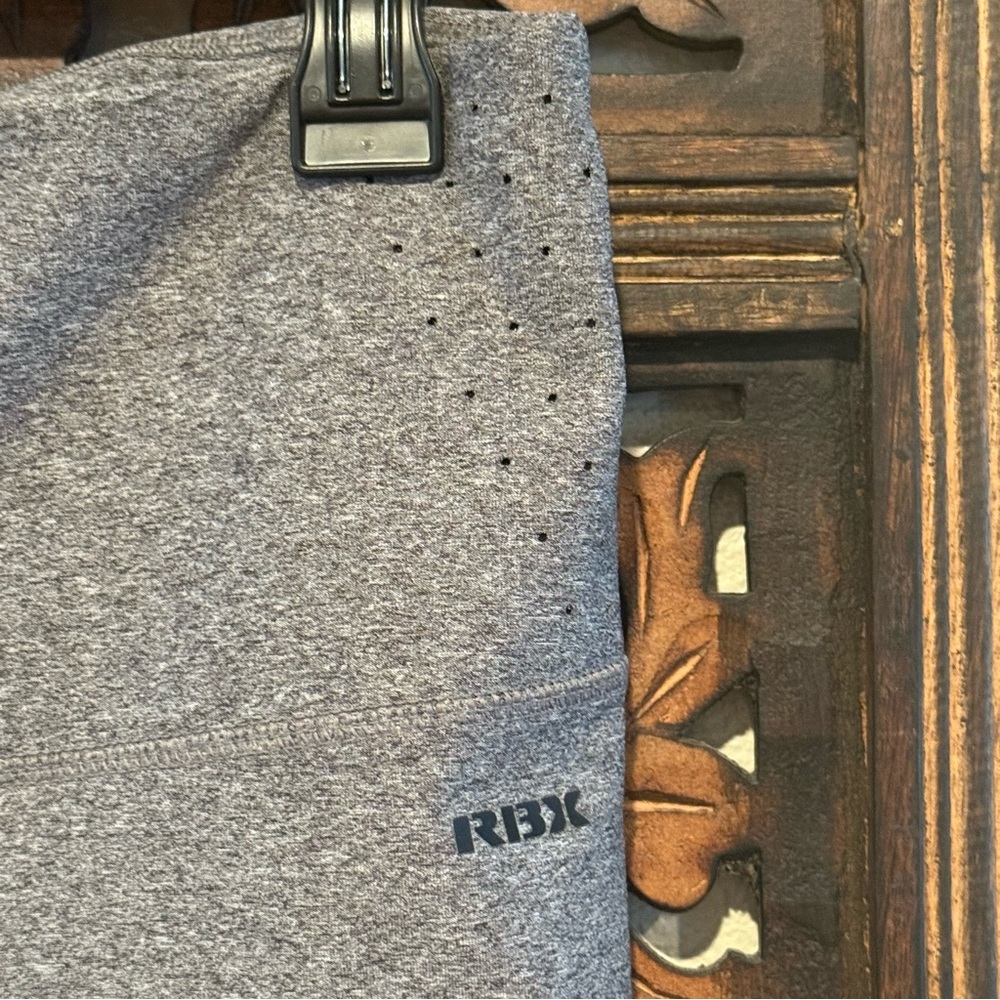 RBX Heathered Charcoal Capri Leggings - Picture 2 of 5